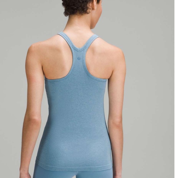 Lululemon Ebb to Street Tank Top Sz 10 Utility Blue - Picture 2 of 16